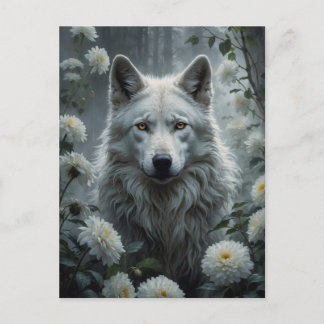 Cartão Postal White Wolf