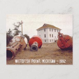 Cartão Postal Whitefish Point Michigan Buoy Seascape