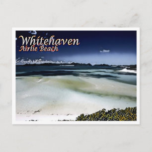 Cartão Postal Whitehaven - Airlie Beach - Austrália -