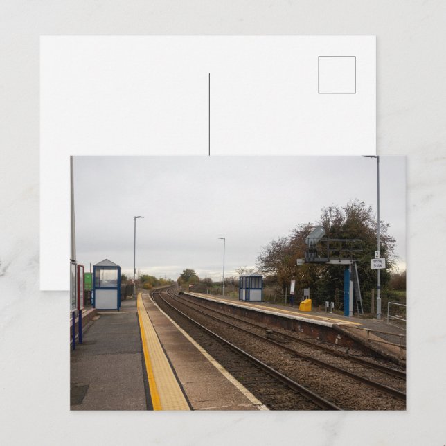 Cartão Postal Whitley Bridge Railway Station (Frente/Verso)