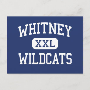 Cartão Postal Whitney - Wildcats - Segundo grau - Whitney Texas
