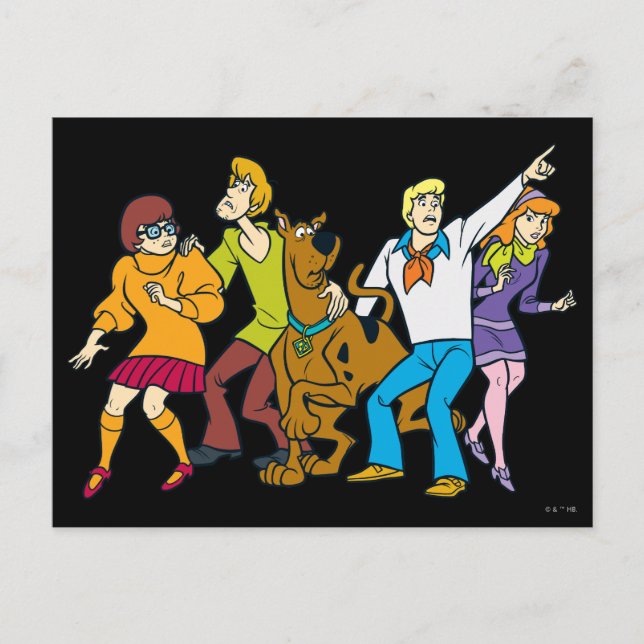 Cartão Postal Whole Gang 13 Mystery Inc (Frente)