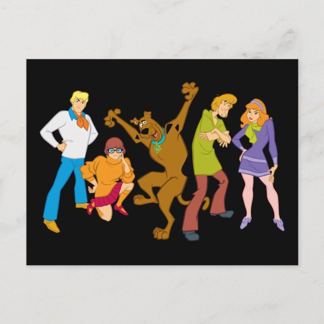 Cartão Postal Whole Gang 16 Mystery Inc (Frente)