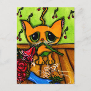 Cartão Postal Whoopsie Gatinho