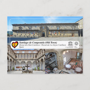 Cartão Postal WHS da UNESCO - Hostal dos Reis Católicos