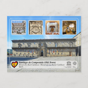 Cartão Postal WHS da UNESCO - Hostal dos Reis Católicos