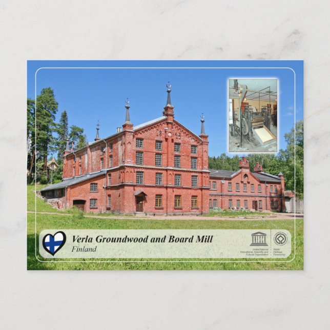 Cartão Postal WHS da Unesco - Lenha-Conselho-Verla (Frente)