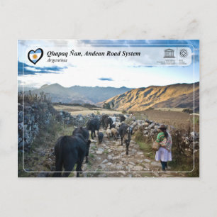 Cartão Postal WHS da UNESCO - Qhapaq Ñan, Sistema de Estradas A