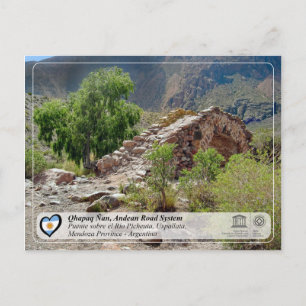 Cartão Postal WHS da UNESCO - Qhapaq Ñan, Sistema de Estradas An