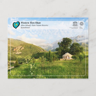 Cartão Postal WHS da UNESCO - Tien-Shan Ocidental - Aksu-Jabagly