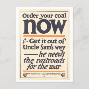 Cartão Postal WI Wartime Poster