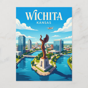 Cartão Postal Wichita Kansas