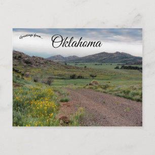 Cartão Postal Wichita Montanha Refúgio de Vida Selvagem Oklahom