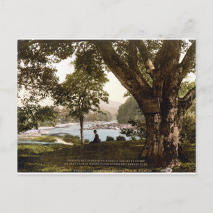 Cartão Postal Wicklow Ireland, Thomas Moore Avoca poema