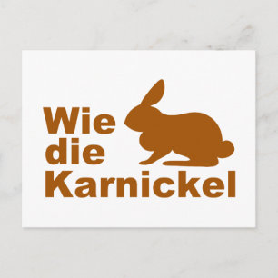 Cartão Postal Wie die Karníquel...