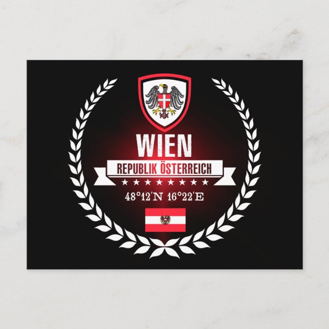 Cartão Postal Wien (Frente)