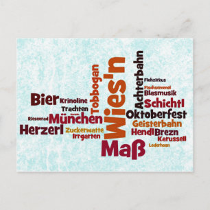 Cartão Postal Wiens Oktoberfest Octoberfest München Munique