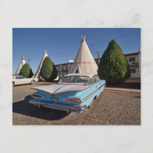 Cartão Postal Wigwam Motel Rota 66 dos EUA em Holbrook, Arizona