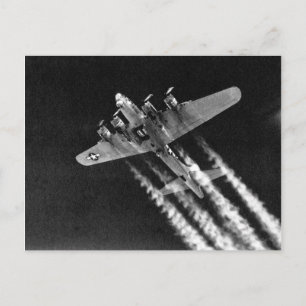 Cartão Postal WII B-17 em voo