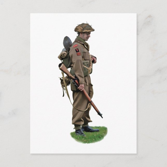 Cartão Postal WII British "Tommy" (Frente)