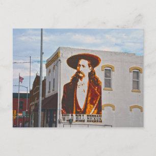 Cartão Postal Wild Bill Hickok Mural, Abilene, Kansas