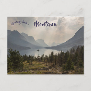 Cartão Postal Wild Goose Island Viewpoint Montana