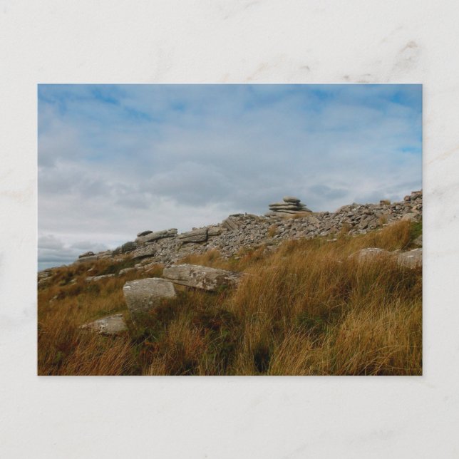 Cartão Postal Wild Moors Bodmin Moor Cornwall Inglaterra (Frente)