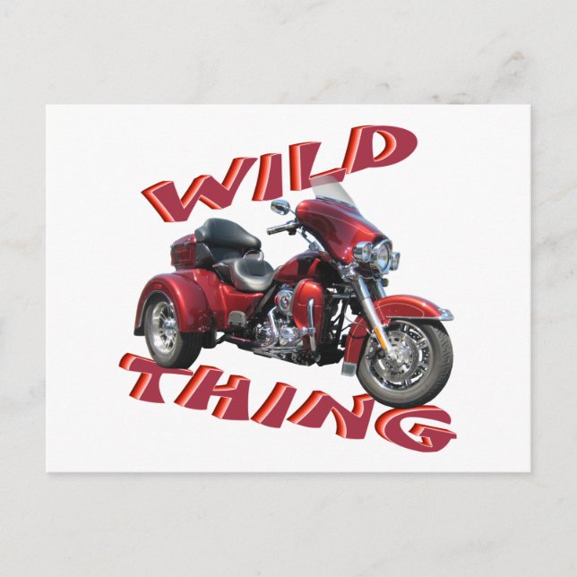 Cartão Postal Wild Thing Trike (Frente)