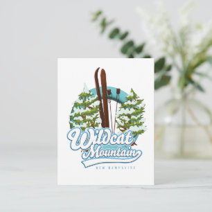Cartão Postal Wildcat Mountain New Hampshire Ski poster