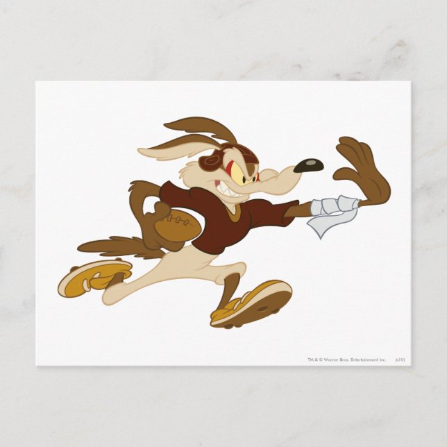 Cartão Postal WILE E. COYOTE™ Futebol (Frente)