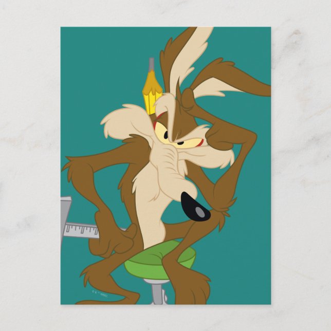 Cartão Postal WILE E. COYOTE™ Planning (Frente)