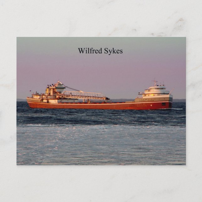 Cartão postal Wilfred Sykes (Frente)