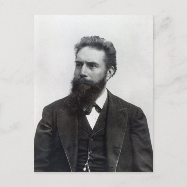 Cartão Postal Wilhelm Rontgen (Frente)