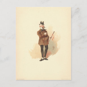 Cartão Postal Wilkins Micawber David Copperfield