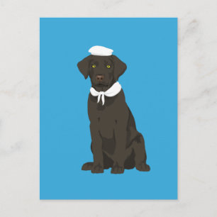 Cartão Postal Will Brown Labrador Retriever