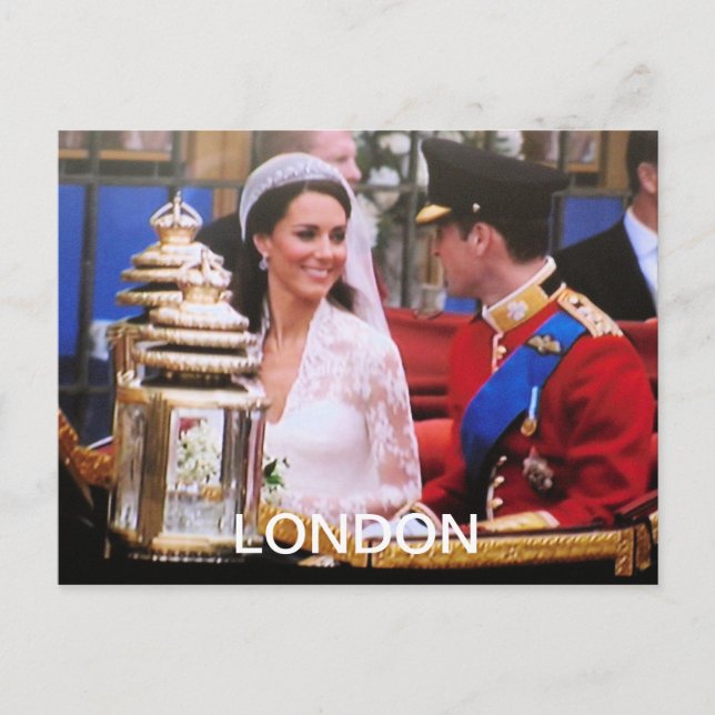 Cartão Postal Will e Kate Royal Wedding (Frente)