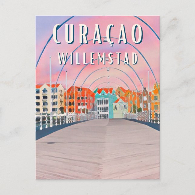 Cartão Postal Willemstad : la beauté colorée de Curaçao (Frente)