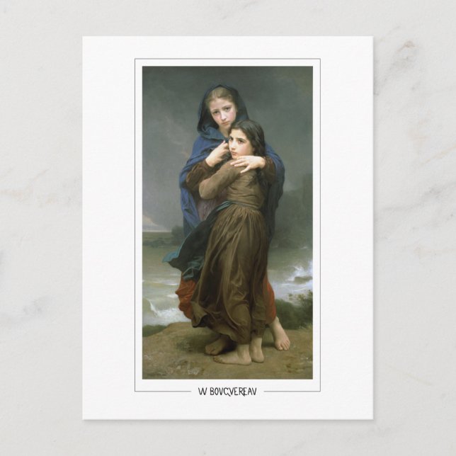 Cartão Postal William-Adolphe Bouguereau #103 - Belas Artes (Frente)