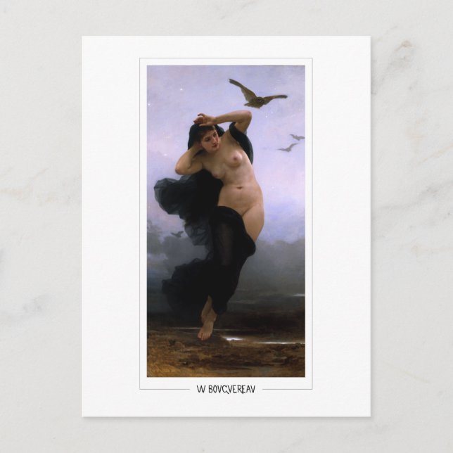 Cartão Postal William-Adolphe Bouguereau #184 - Belas Artes (Frente)