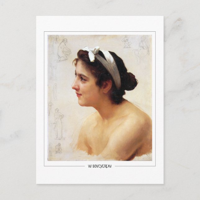 Cartão Postal William-Adolphe Bouguereau #216 - Arte Fina (Frente)