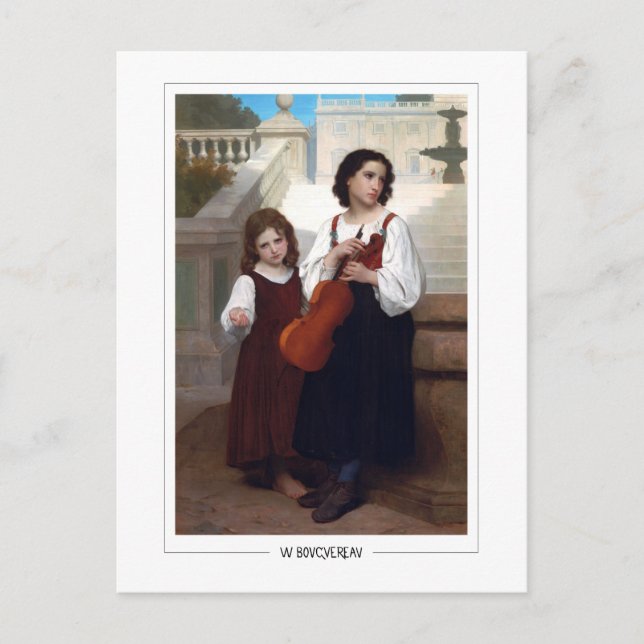 Cartão Postal William-Adolphe Bouguereau #223 - Belas Artes (Frente)