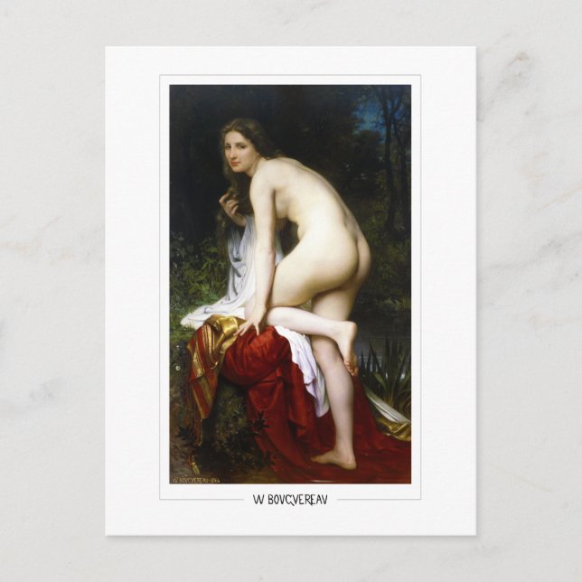 Cartão Postal William-Adolphe Bouguereau #2 - Belas Artes (Frente)