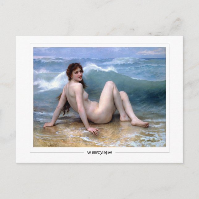 Cartão Postal William-Adolphe Bouguereau #323 - Belas Artes (Frente)
