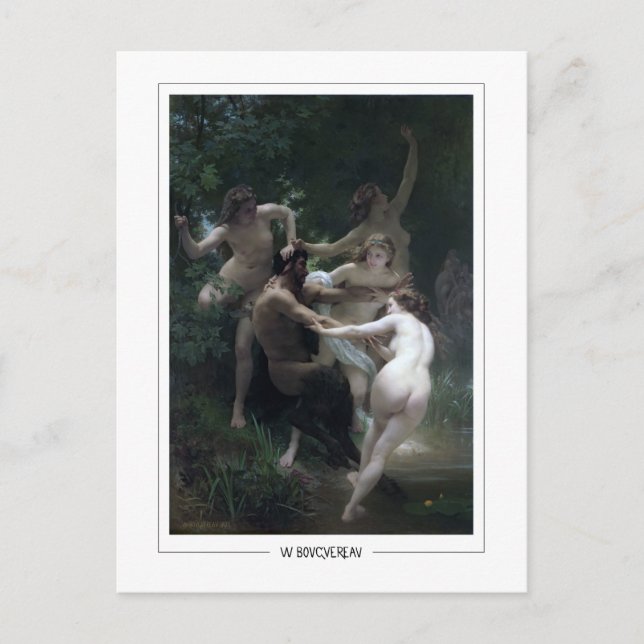 Cartão Postal William-Adolphe Bouguereau #33 - Arte Fina (Frente)