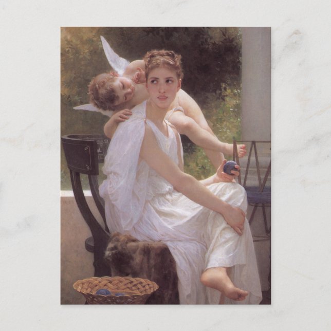 Cartão Postal William Adolphe Bouguereau art (Frente)