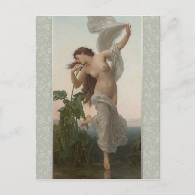 Cartão Postal William-Adolphe Bouguereau Dawn L’Aurore CC0874 (Frente)