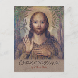 Cartão Postal William Blake Cristo abençoando o salvador CC0071