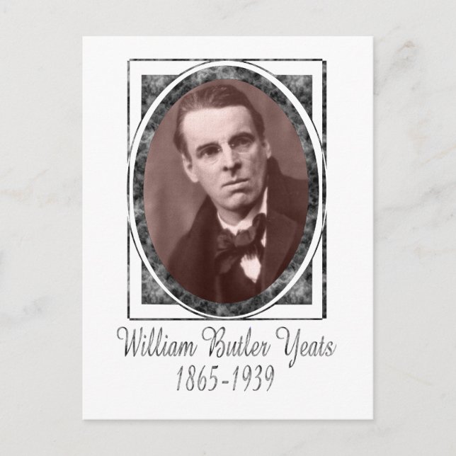 Cartão Postal William Butler Yeats (Frente)