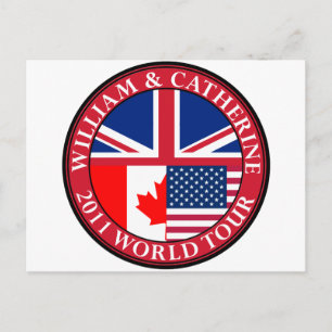 Cartão Postal William e Catherine