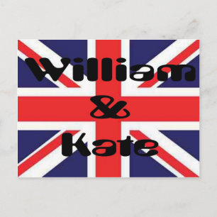 Cartão Postal William e Kate